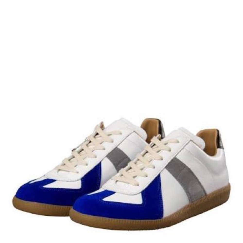 Maison Martin Margiela White, Blue, and Gray Sneakers